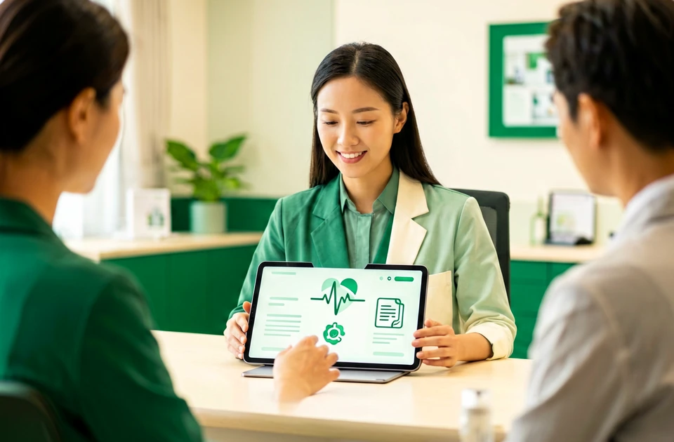 AI-generated connected care consultation environment
